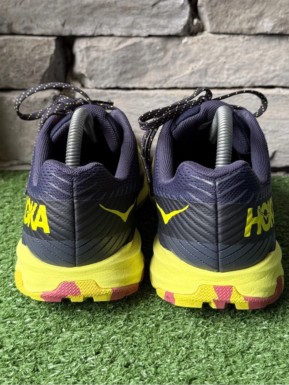 Hoka One One Torrent 2 Dark Navy/Vibrant Yellow Women’s Sneakers